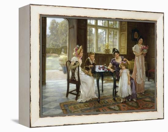 The Time of Roses, c.1901-Charles Haigh-Wood-Framed Premier Image Canvas