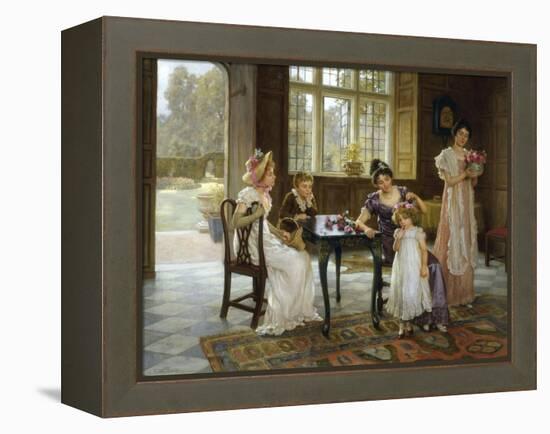 The Time of Roses, c.1901-Charles Haigh-Wood-Framed Premier Image Canvas