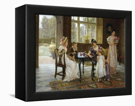 The Time of Roses, c.1901-Charles Haigh-Wood-Framed Premier Image Canvas