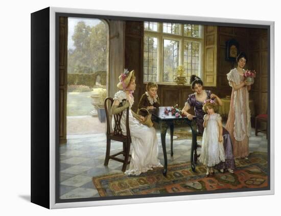 The Time of Roses, c.1901-Charles Haigh-Wood-Framed Premier Image Canvas