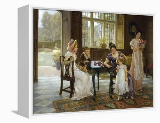 The Time of Roses, c.1901-Charles Haigh-Wood-Framed Premier Image Canvas