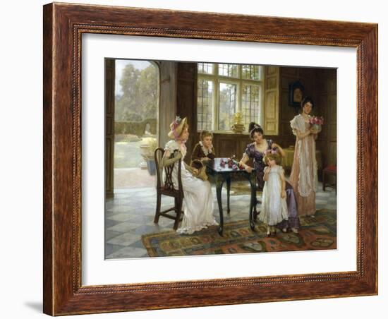 The Time of Roses, c.1901-Charles Haigh-Wood-Framed Giclee Print