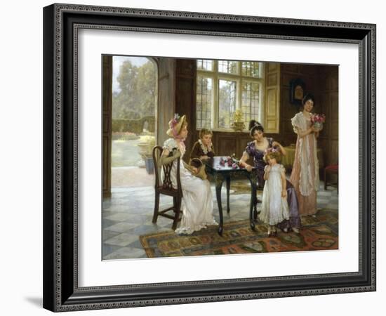 The Time of Roses, c.1901-Charles Haigh-Wood-Framed Giclee Print