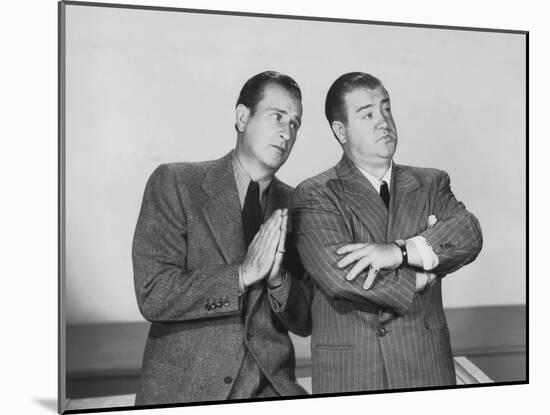 The Time of their Lives, from Left: Bud Abbott, Lou Costello, 1946-null-Mounted Photo