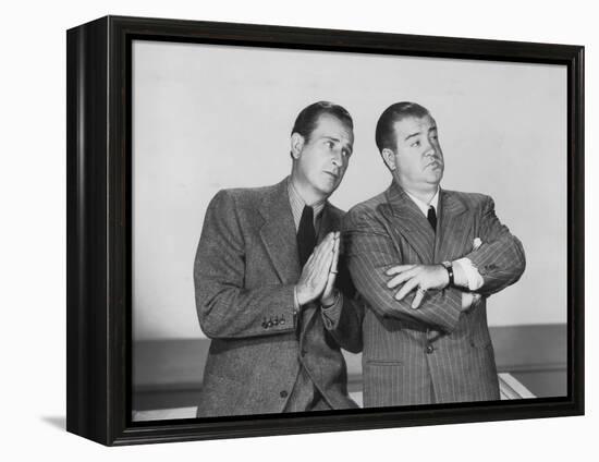 The Time of their Lives, from Left: Bud Abbott, Lou Costello, 1946-null-Framed Stretched Canvas