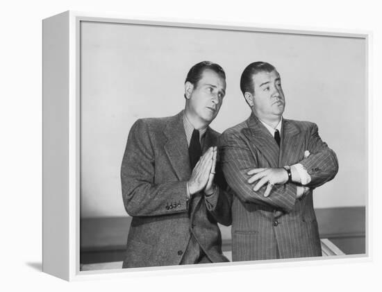 The Time of their Lives, from Left: Bud Abbott, Lou Costello, 1946-null-Framed Stretched Canvas