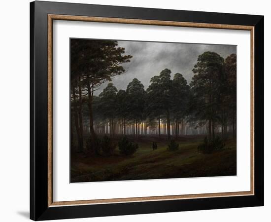 The Times of Day: the Evening, 1821-1822-Caspar David Friedrich-Framed Giclee Print