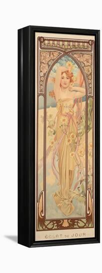 The Times of the Day: Brightness of Day, 1899-Alphonse Mucha-Framed Premier Image Canvas