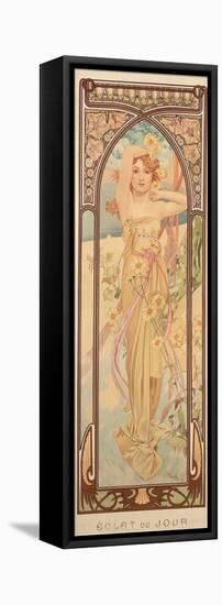 The Times of the Day: Brightness of Day, 1899-Alphonse Mucha-Framed Premier Image Canvas