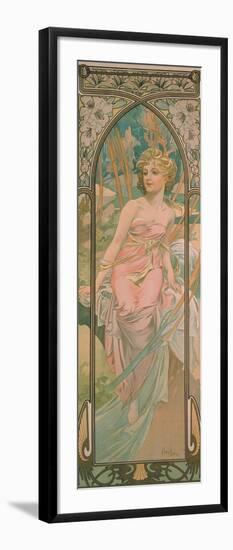 The Times of the Day: Morning Awakening, 1899-Alphonse Mucha-Framed Giclee Print