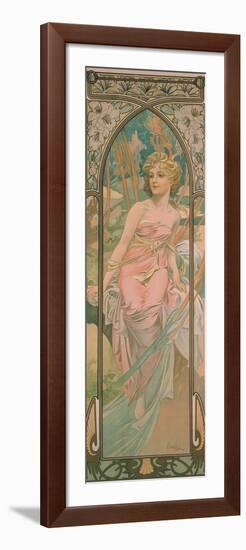 The Times of the Day: Morning Awakening, 1899-Alphonse Mucha-Framed Giclee Print