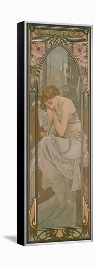 The Times of the Day: Night's Rest, 1899-Alphonse Mucha-Framed Premier Image Canvas