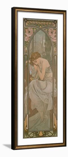 The Times of the Day: Night's Rest, 1899-Alphonse Mucha-Framed Giclee Print