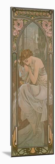 The Times of the Day: Night's Rest, 1899-Alphonse Mucha-Mounted Giclee Print