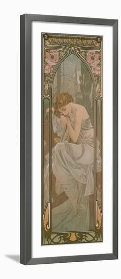 The Times of the Day: Night's Rest, 1899-Alphonse Mucha-Framed Giclee Print