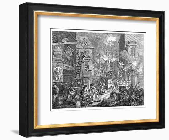 The Times, Plate I, C1762-William Hogarth-Framed Giclee Print