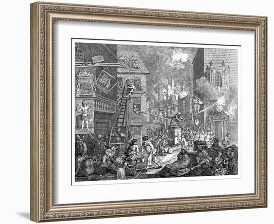 The Times, Plate I, C1762-William Hogarth-Framed Giclee Print