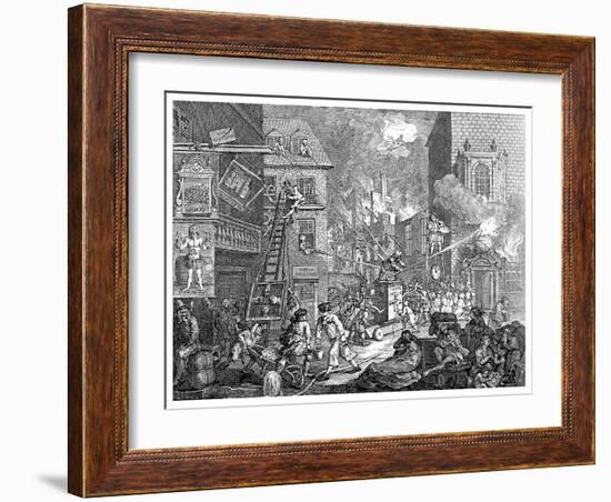 The Times, Plate I, C1762-William Hogarth-Framed Giclee Print