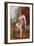The Timid Bather, 1872 (Oil on Panel)-Henry Le Jeune-Framed Giclee Print