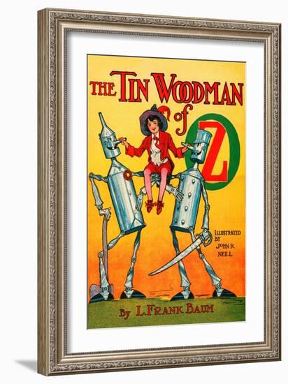 The Tin Woodsman of Oz-John R. Neill-Framed Art Print