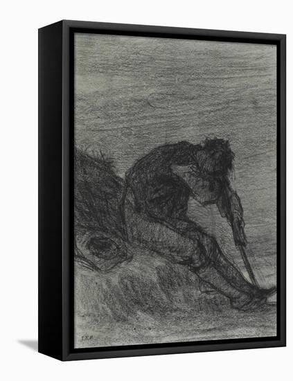 The Tired Haymaker-Jean-François Millet-Framed Premier Image Canvas