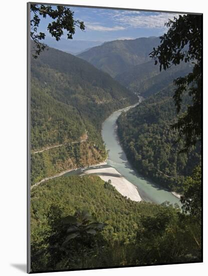 The Tista River Flowing Through Sikkim, India, Asia-Annie Owen-Mounted Photographic Print