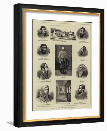 The Tisza-Esslar Trial in Hungary-null-Framed Giclee Print