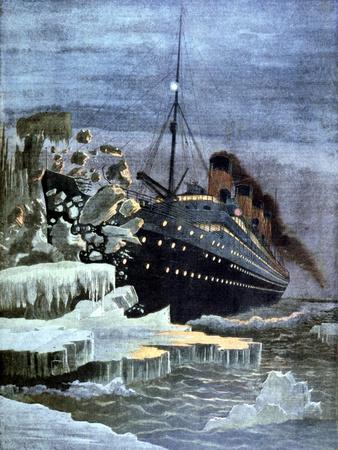 Rare Framed 1912 Titanic Actual Iceberg Vintage Photo Jumbo Giclée Print 