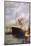 The Titanic Docked Before Her Disastrous Voyage-null-Mounted Photographic Print