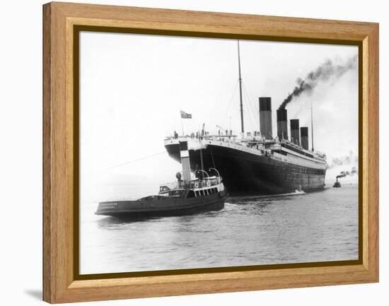 The Titanic Leaving Belfast Ireland for Southampton England for Its Maiden Voyage New York Usa-Harland & Wolff-Framed Premier Image Canvas