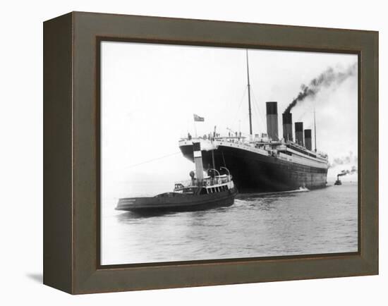 The Titanic Leaving Belfast Ireland for Southampton England for Its Maiden Voyage New York Usa-Harland & Wolff-Framed Premier Image Canvas