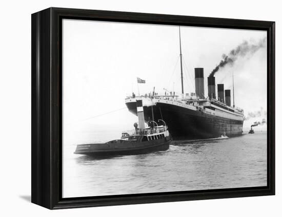 The Titanic Leaving Belfast Ireland for Southampton England for Its Maiden Voyage New York Usa-Harland & Wolff-Framed Premier Image Canvas