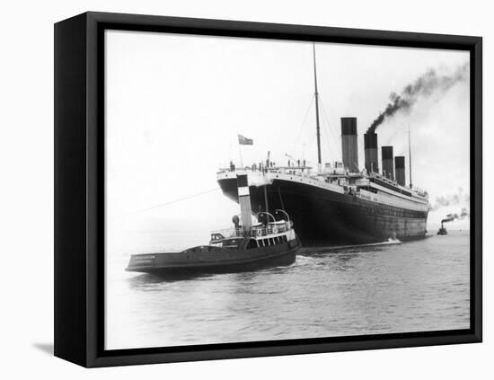 The Titanic Leaving Belfast Ireland for Southampton England for Its Maiden Voyage New York Usa-Harland & Wolff-Framed Premier Image Canvas