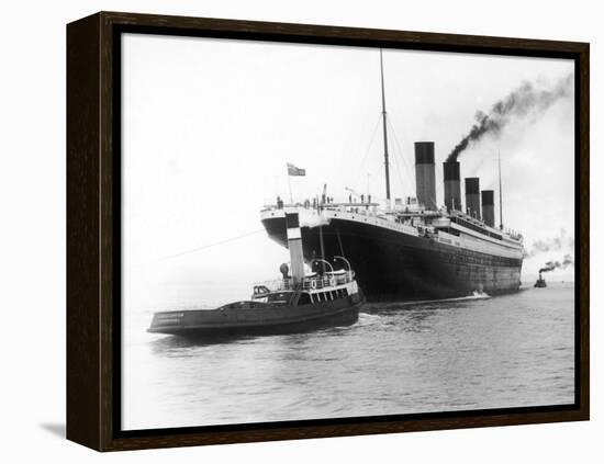 The Titanic Leaving Belfast Ireland for Southampton England for Its Maiden Voyage New York Usa-Harland & Wolff-Framed Premier Image Canvas