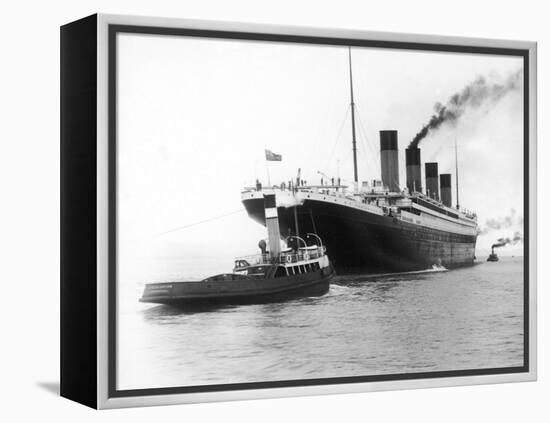 The Titanic Leaving Belfast Ireland for Southampton England for Its Maiden Voyage New York Usa-Harland & Wolff-Framed Premier Image Canvas