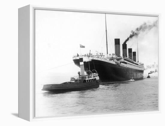 The Titanic Leaving Belfast Ireland for Southampton England for Its Maiden Voyage New York Usa-Harland & Wolff-Framed Premier Image Canvas