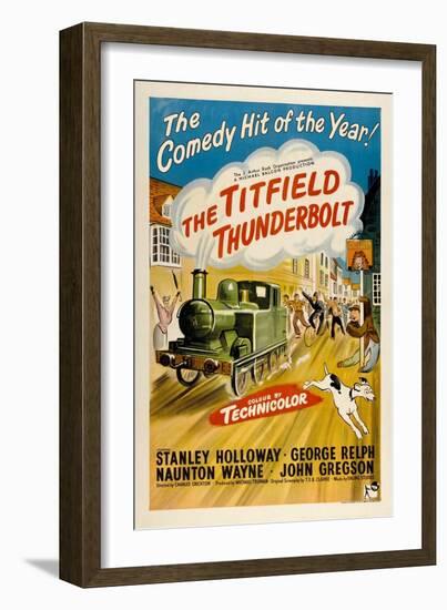 The Titfield Thunderbolt, 1953, Directed by Charles Crichton-null-Framed Giclee Print