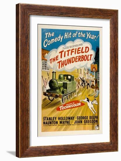 The Titfield Thunderbolt, 1953, Directed by Charles Crichton-null-Framed Giclee Print