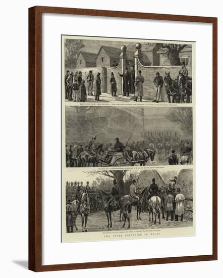 The Tithe Agitation in Wales-null-Framed Giclee Print