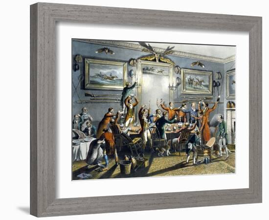 The Toast, from 'Foxhunting', Engraved by Thomas Sutherland (1785-1838)-Henry Thomas Alken-Framed Giclee Print
