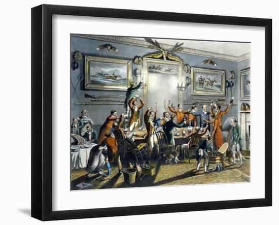 The Toast, from 'Foxhunting', Engraved by Thomas Sutherland (1785-1838)-Henry Thomas Alken-Framed Giclee Print