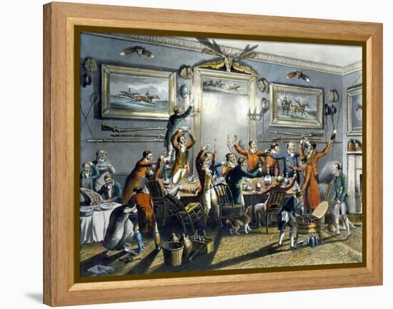 The Toast, from 'Foxhunting', Engraved by Thomas Sutherland (1785-1838)-Henry Thomas Alken-Framed Premier Image Canvas
