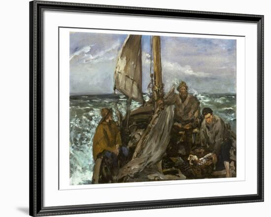 The Toilers of the Sea, 1879-Edouard Manet-Framed Art Print