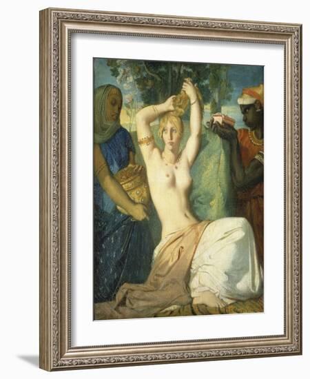 The Toilet of Esther, 1841-Theodore Chasseriau-Framed Giclee Print