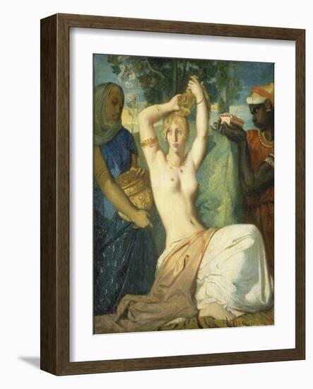 The Toilet of Esther, 1841-Theodore Chasseriau-Framed Giclee Print