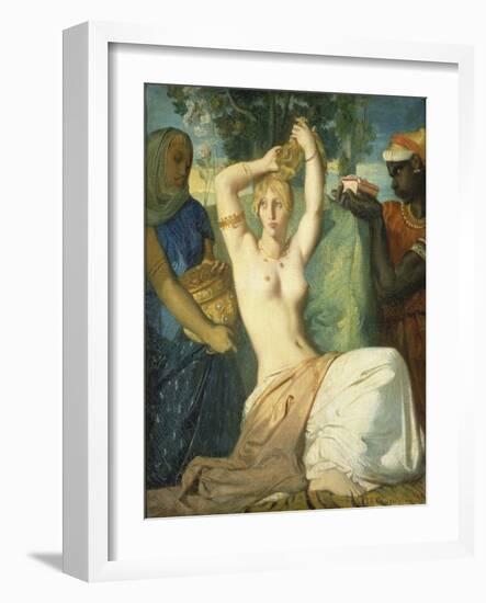 The Toilet of Esther, 1841-Theodore Chasseriau-Framed Giclee Print