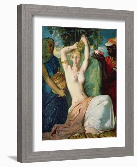 The Toilet of Esther, 1841-Theodore Chasseriau-Framed Giclee Print