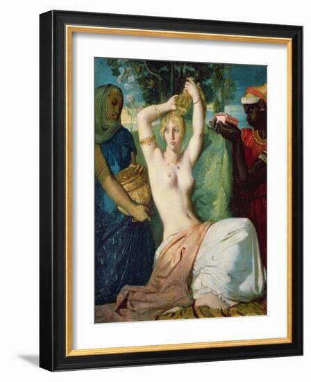 The Toilet of Esther, 1841-Theodore Chasseriau-Framed Giclee Print