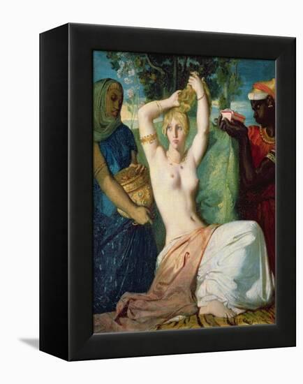 The Toilet of Esther, 1841-Theodore Chasseriau-Framed Premier Image Canvas