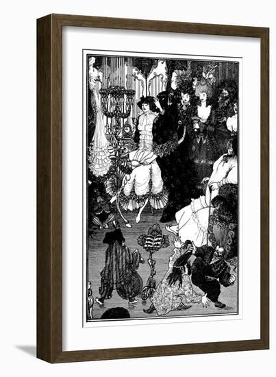 The Toilet of Helen-Aubrey Beardsley-Framed Art Print